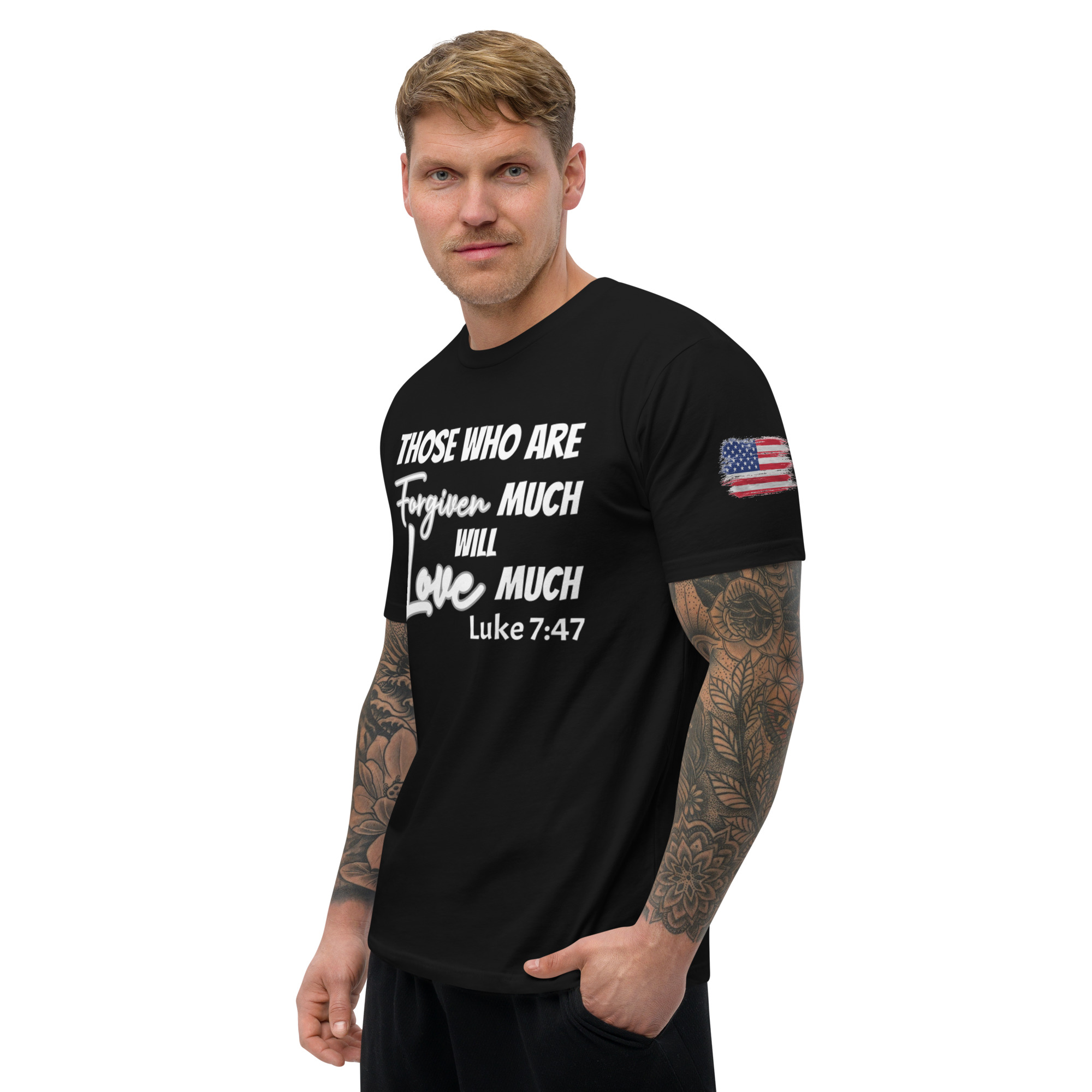 Luke 7:47 T-shirt - Image 3
