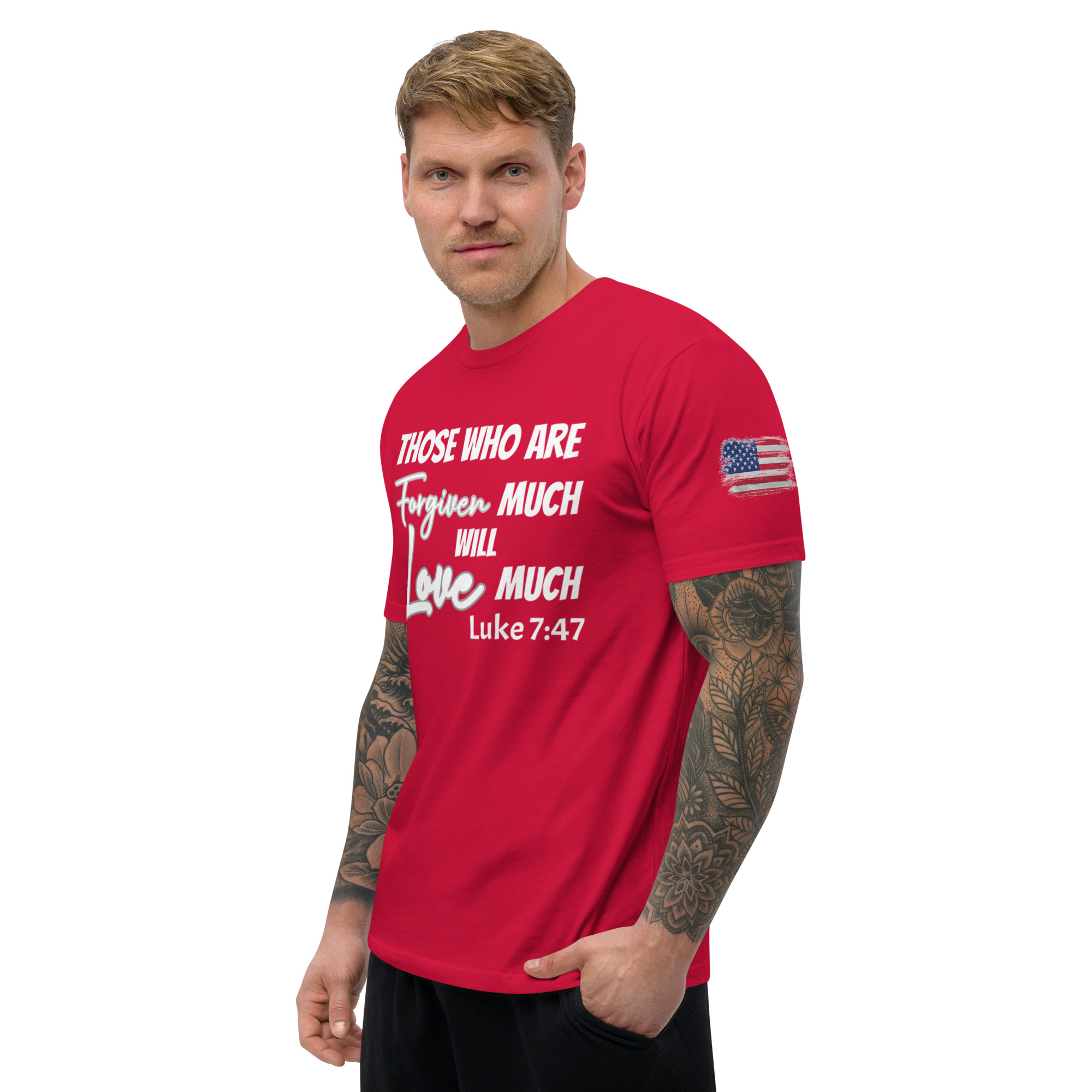 Luke 7:47 T-shirt - Image 5