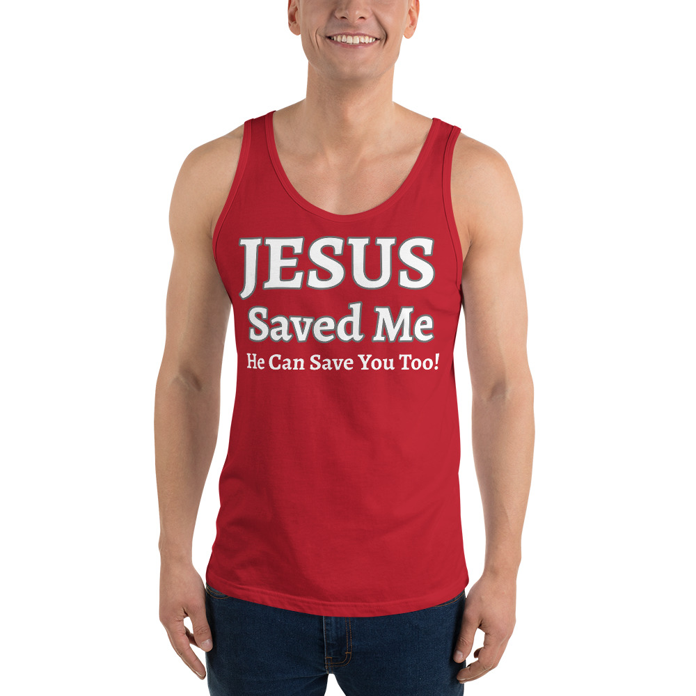 Jesus Saved Me Tank - Image 2